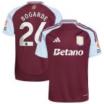 Aston Villa Jerseys - Official aston villa adidas home shirt 2024-25 with bogarde 26 printing Collection for AVFC Fans