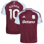 Aston Villa Jerseys - Official aston villa adidas home shirt 2024-25 with buendia 10 printing Collection for AVFC Fans