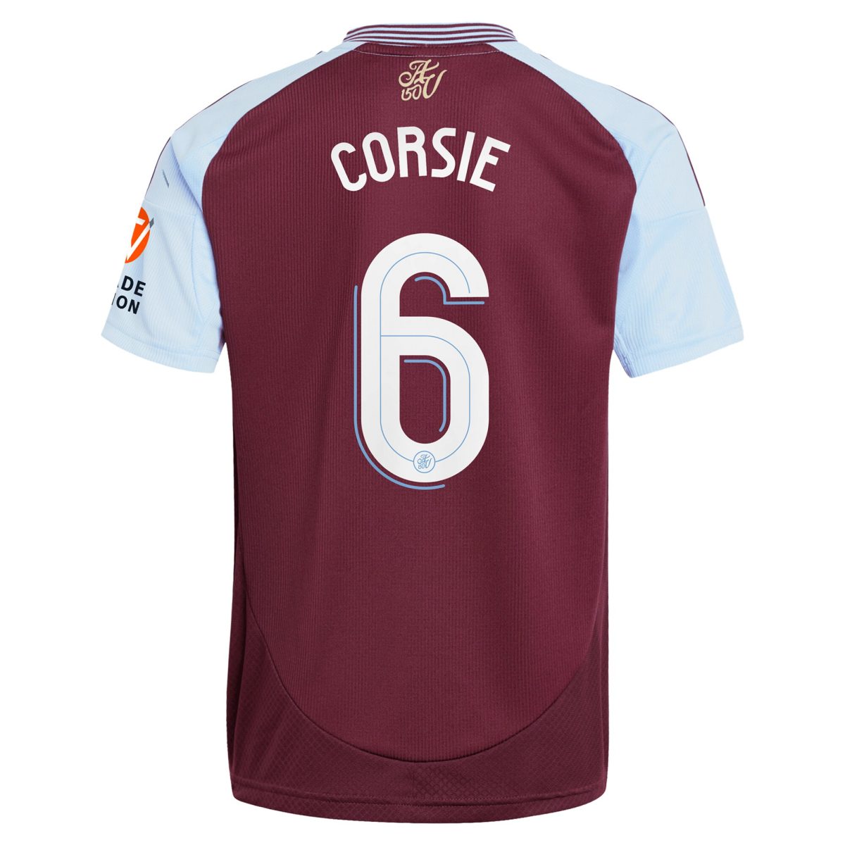 Aston Villa Jerseys - Official aston villa adidas home shirt 2024-25 with corsie 6 cup printing Collection for AVFC Fans