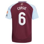Aston Villa Jerseys - Official aston villa adidas home shirt 2024-25 with corsie 6 cup printing Collection for AVFC Fans