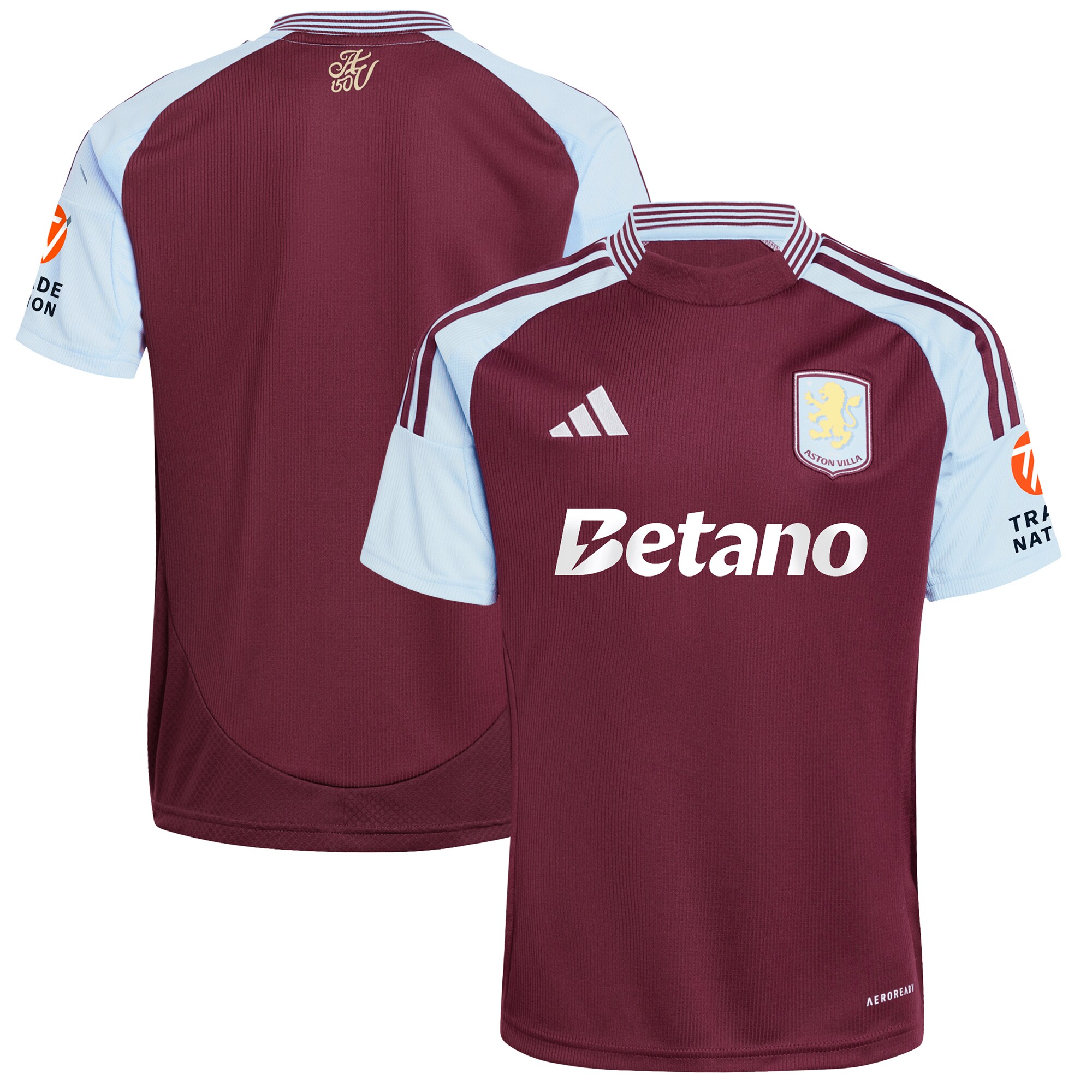 Aston Villa Jerseys - Official aston villa adidas home shirt 2024-25 with custom printing Collection for AVFC Fans