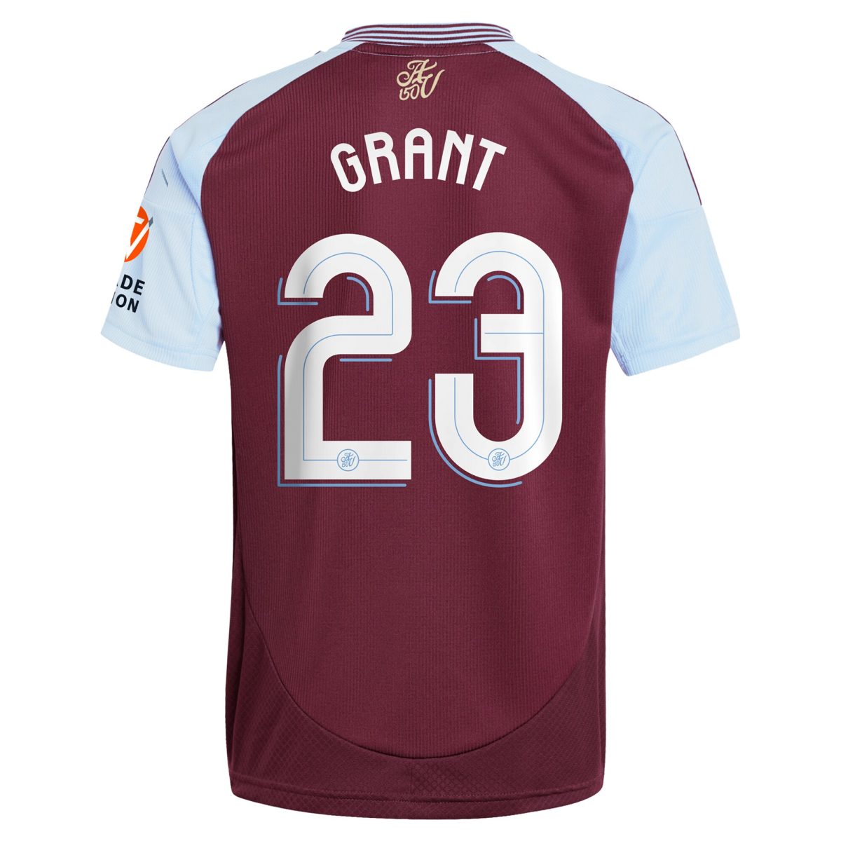 Aston Villa Jerseys - Official aston villa adidas home shirt 2024-25 with grant 23 cup printing Collection for AVFC Fans