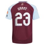Aston Villa Jerseys - Official aston villa adidas home shirt 2024-25 with grant 23 cup printing Collection for AVFC Fans