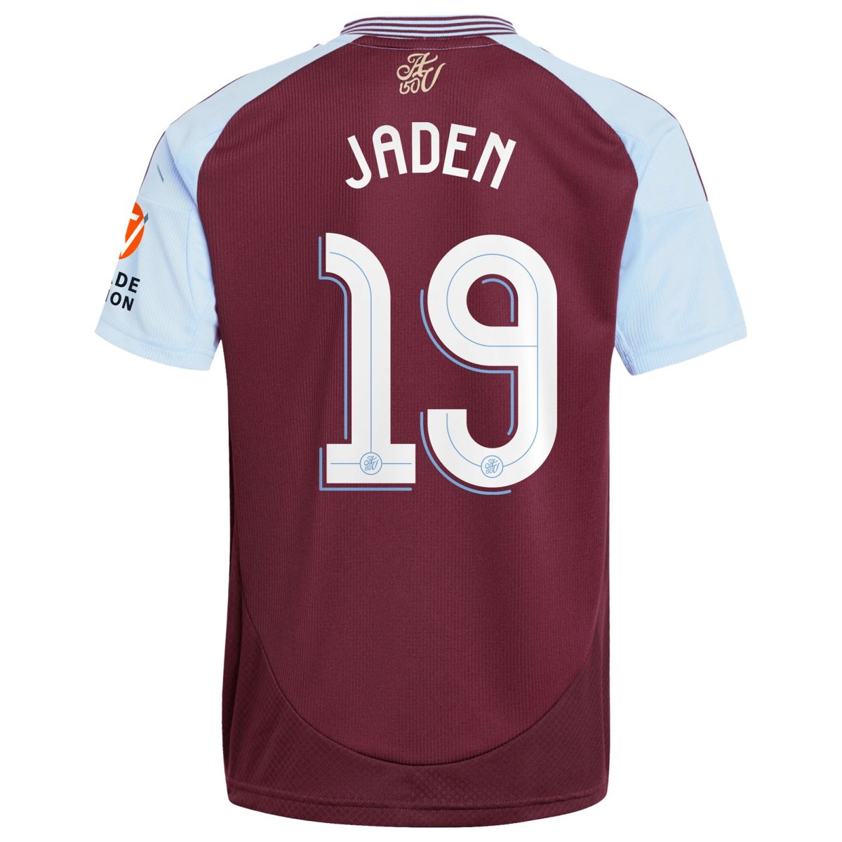 Aston Villa Jerseys - Official aston villa adidas home shirt 2024-25 with jaden 19 cup printing Collection for AVFC Fans