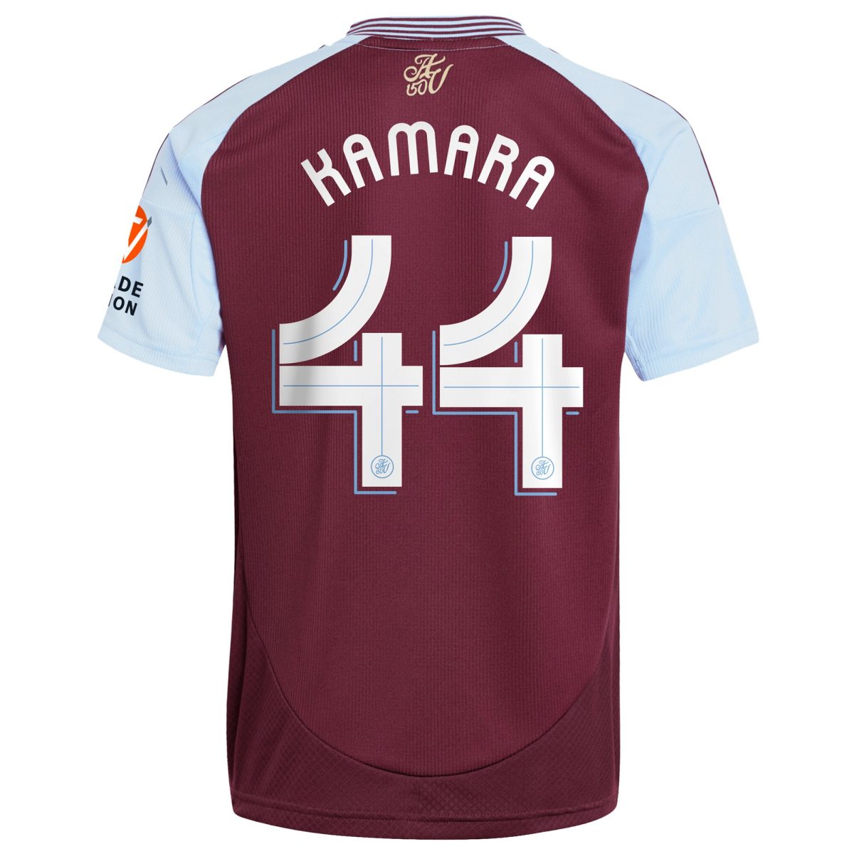 Aston Villa Jerseys - Official aston villa adidas home shirt 2024-25 with kamara 44 cup printing Collection for AVFC Fans