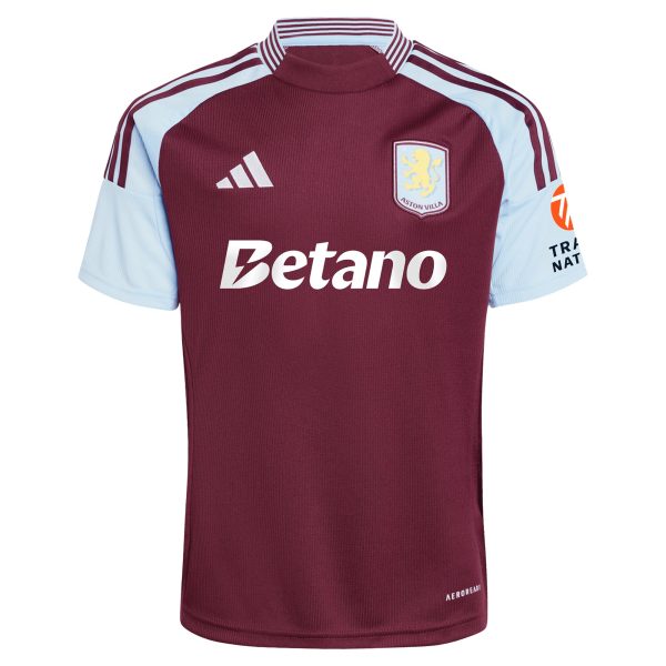 Aston Villa Jerseys - Official aston villa adidas home shirt 2024-25 with kearns 7 cup printing Collection for AVFC Fans
