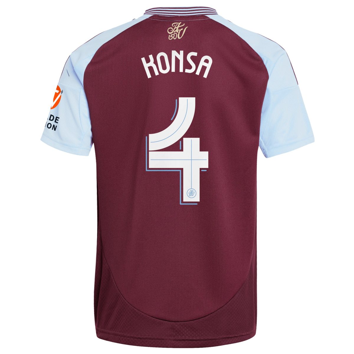 Aston Villa Jerseys - Official aston villa adidas home shirt 2024-25 with konsa 4 cup printing Collection for AVFC Fans