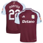 Aston Villa Jerseys - Official aston villa adidas home shirt 2024-25 with maatsen 22 cup printing Collection for AVFC Fans