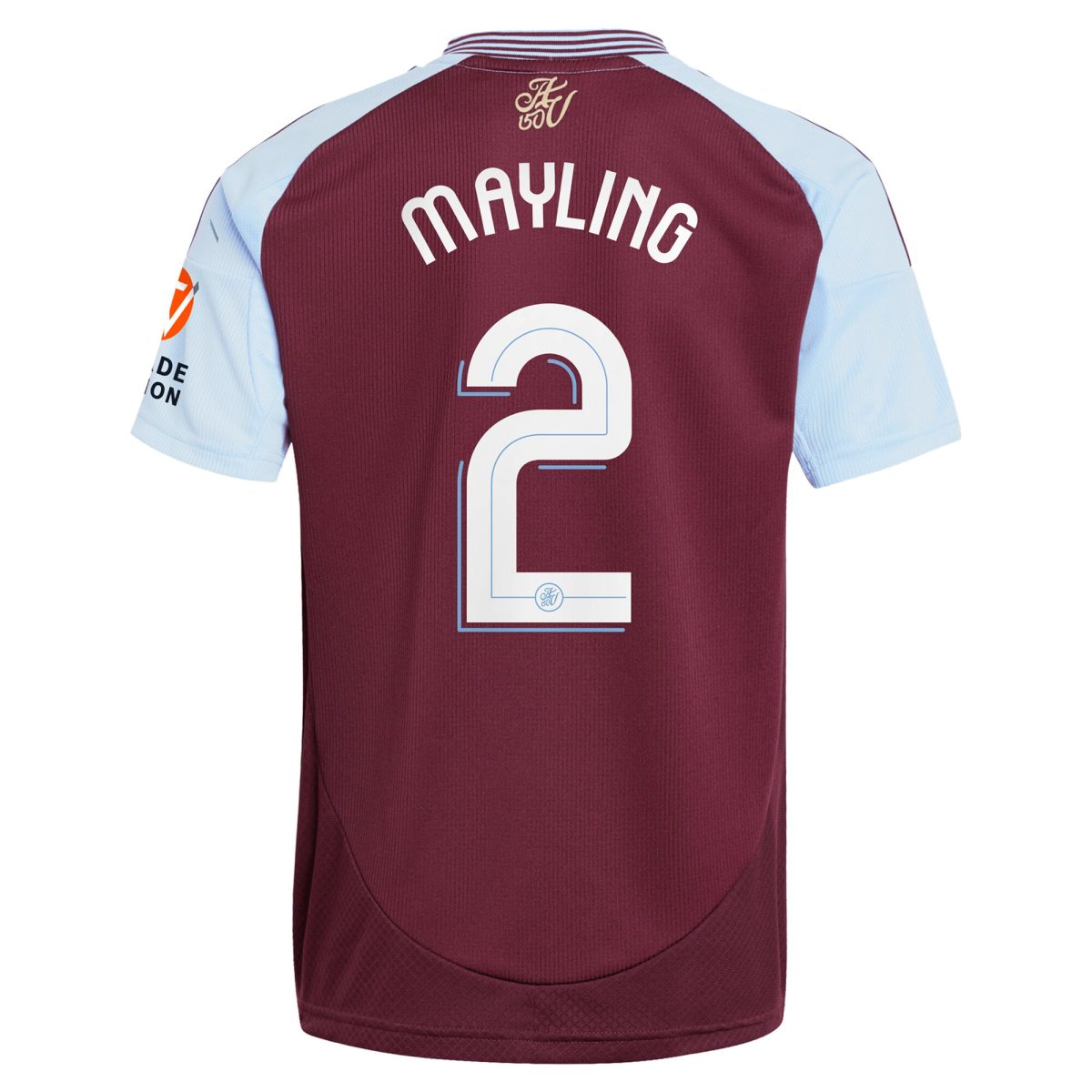 Aston Villa Jerseys - Official aston villa adidas home shirt 2024-25 with mayling 2 cup printing Collection for AVFC Fans