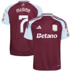 Aston Villa Jerseys - Official aston villa adidas home shirt 2024-25 with mcginn 7 cup printing Collection for AVFC Fans