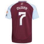 Aston Villa Jerseys - Official aston villa adidas home shirt 2024-25 with mcginn 7 cup printing Collection for AVFC Fans