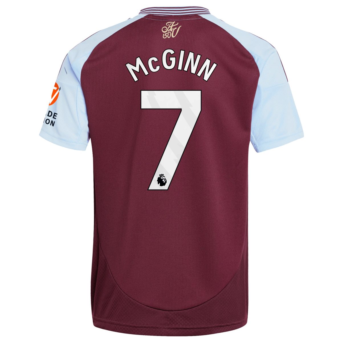 Aston Villa Jerseys - Official aston villa adidas home shirt 2024-25 with mcginn 7 printing Collection for AVFC Fans