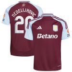 Aston Villa Jerseys - Official aston villa adidas home shirt 2024-25 with nedeljković 20 cup printing Collection for AVFC Fans