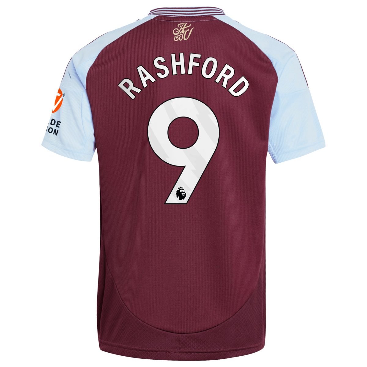 Aston Villa Jerseys - Official aston villa adidas home shirt 2024-25 with rashford 9 printing Collection for AVFC Fans