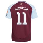 Aston Villa Jerseys - Official aston villa adidas home shirt 2024-25 with robinson 11 cup printing Collection for AVFC Fans