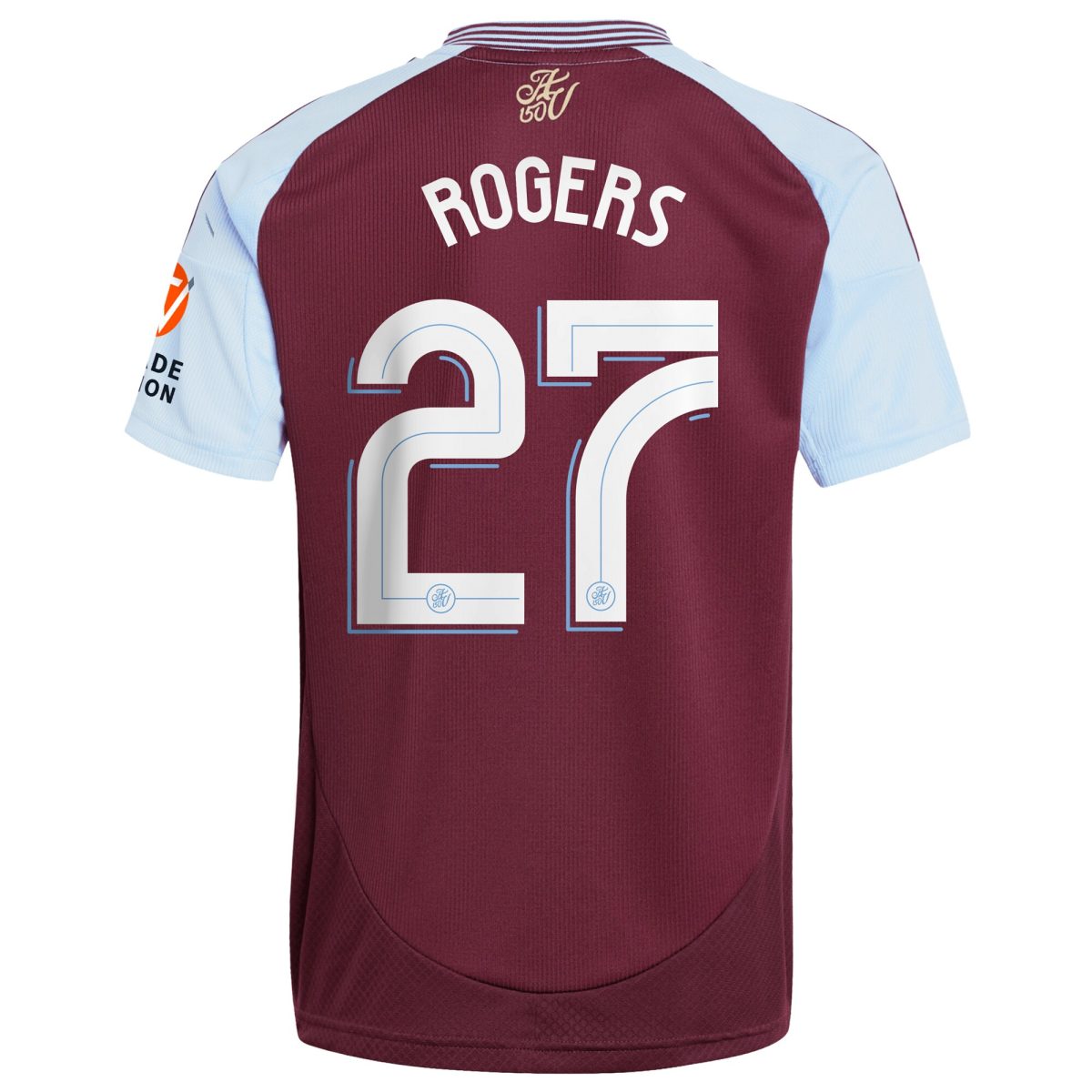 Aston Villa Jerseys - Official aston villa adidas home shirt 2024-25 with rogers 27 cup printing Collection for AVFC Fans