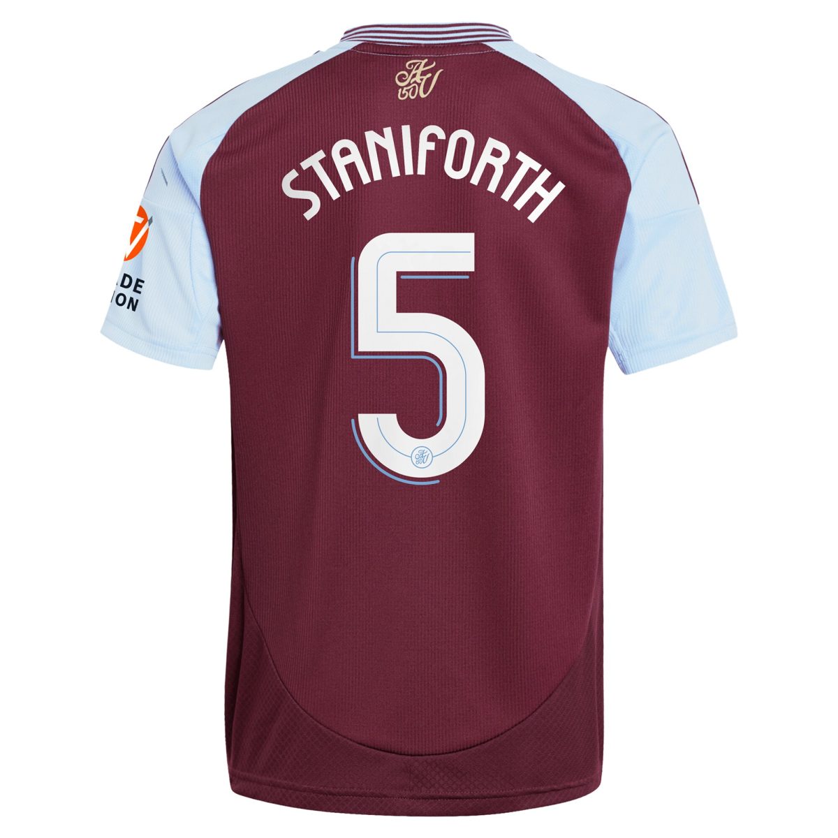 Aston Villa Jerseys - Official aston villa adidas home shirt 2024-25 with staniforth 5 cup printing Collection for AVFC Fans