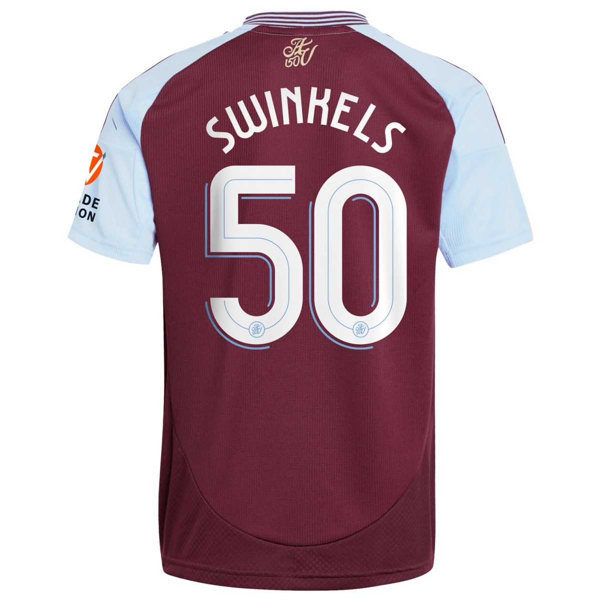 Aston Villa Jerseys - Official aston villa adidas home shirt 2024-25 with swinkels 50 cup printing Collection for AVFC Fans