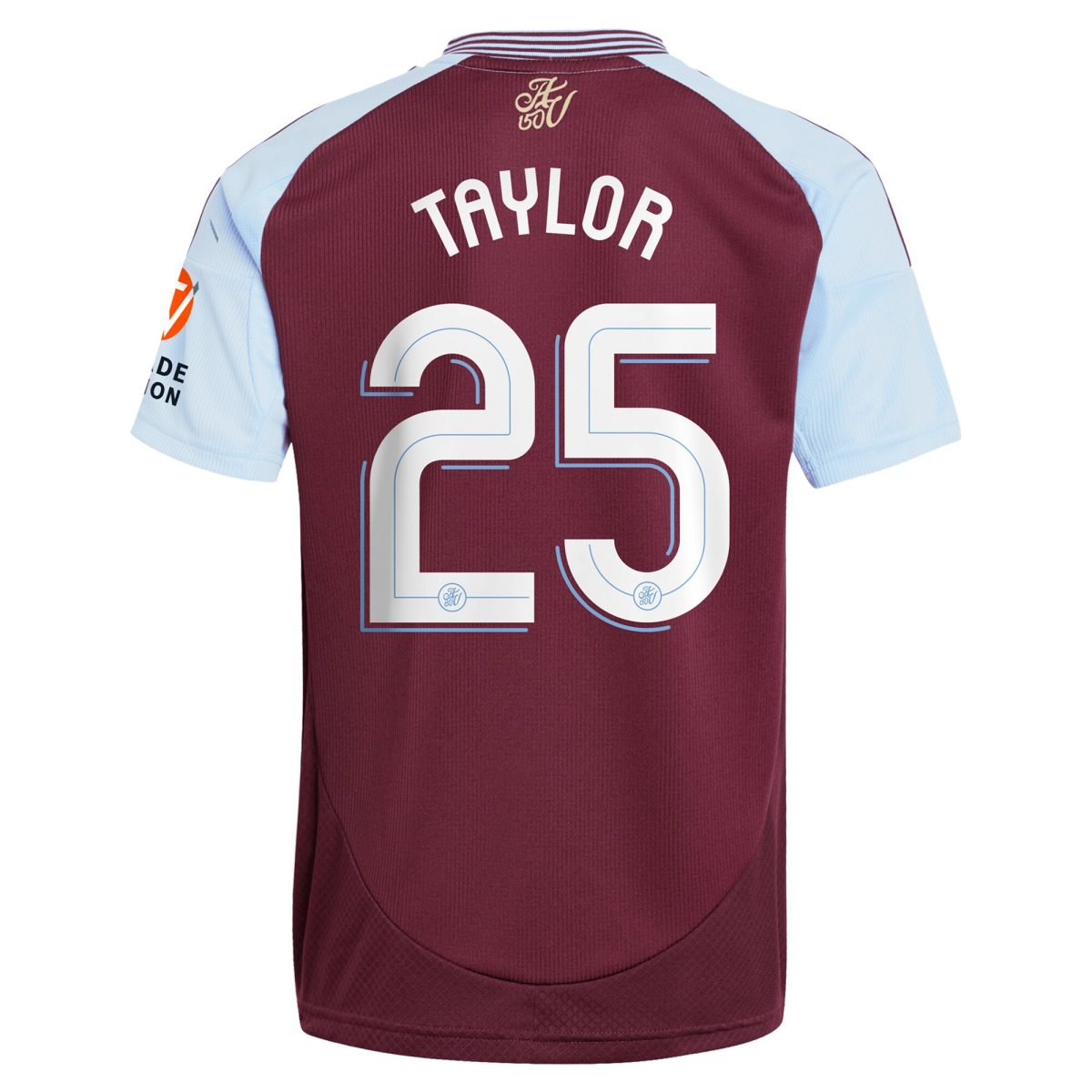 Aston Villa Jerseys - Official aston villa adidas home shirt 2024-25 with taylor 25 cup printing Collection for AVFC Fans