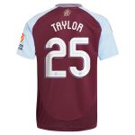 Aston Villa Jerseys - Official aston villa adidas home shirt 2024-25 with taylor 25 cup printing Collection for AVFC Fans