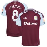 Aston Villa Jerseys - Official aston villa adidas home shirt 2024-25 with tielemans 8 cup printing Collection for AVFC Fans