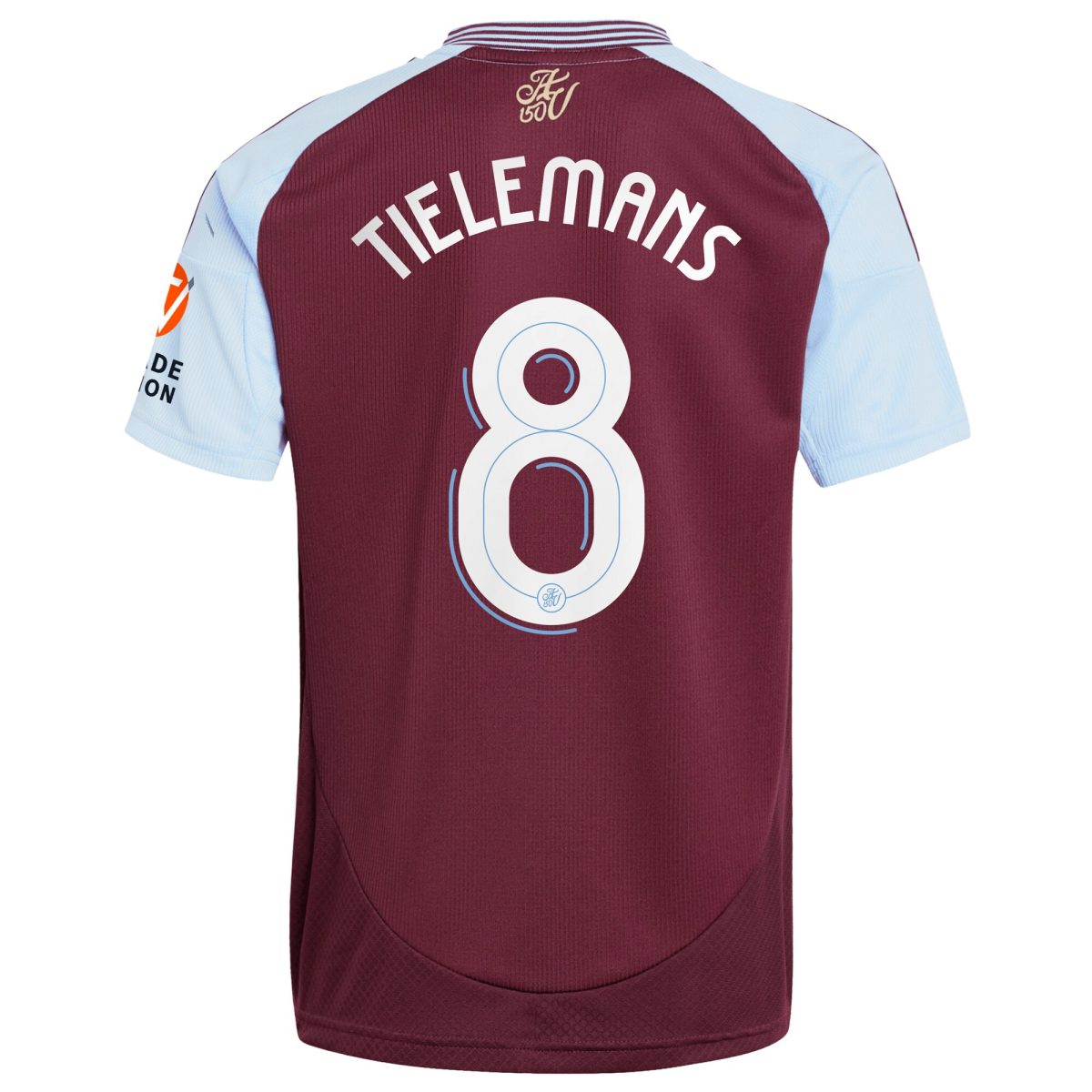 Aston Villa Jerseys - Official aston villa adidas home shirt 2024-25 with tielemans 8 cup printing Collection for AVFC Fans