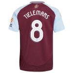 Aston Villa Jerseys - Official aston villa adidas home shirt 2024-25 with tielemans 8 cup printing Collection for AVFC Fans
