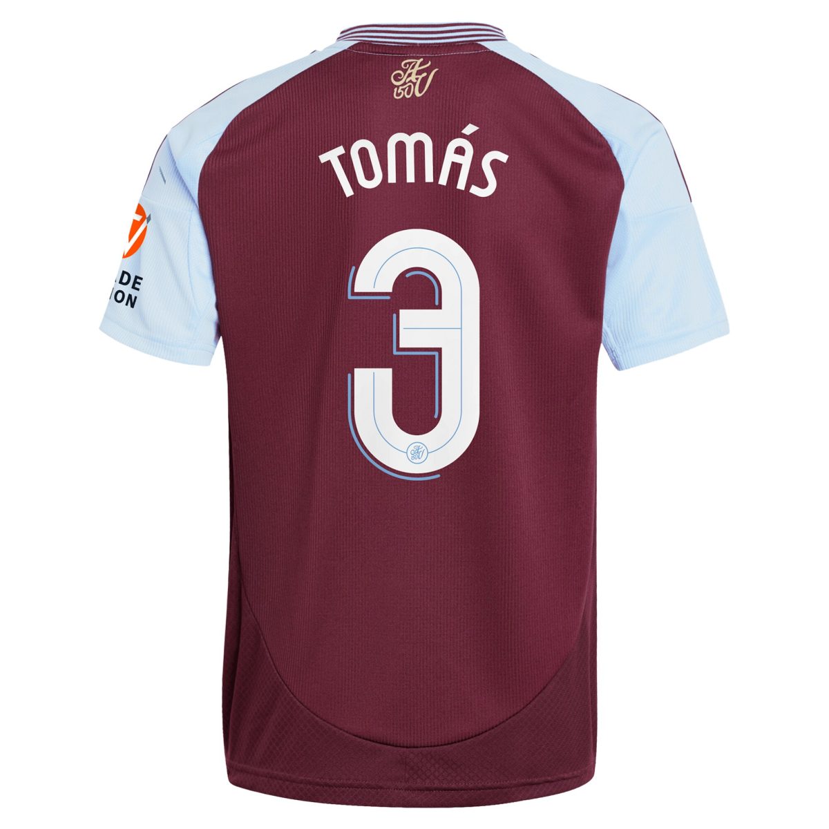 Aston Villa Jerseys - Official aston villa adidas home shirt 2024-25 with tomás 3 cup printing Collection for AVFC Fans