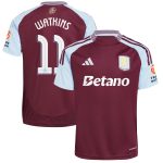 Aston Villa Jerseys - Official aston villa adidas home shirt 2024-25 with watkins 11 cup printing Collection for AVFC Fans