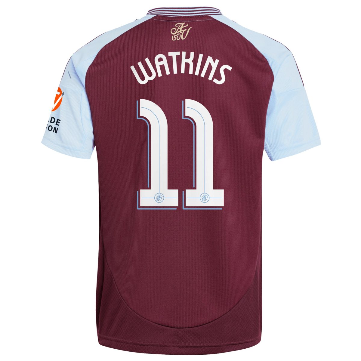 Aston Villa Jerseys - Official aston villa adidas home shirt 2024-25 with watkins 11 cup printing Collection for AVFC Fans