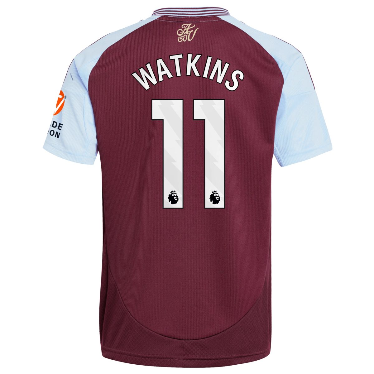 Aston Villa Jerseys - Official aston villa adidas home shirt 2024-25 with watkins 11 printing Collection for AVFC Fans