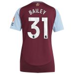 Aston Villa Jerseys - Official aston villa adidas home shirt 2024-25 – womens with bailey 31 printing Collection for AVFC Fans