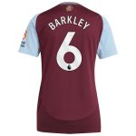 Aston Villa Jerseys - Official aston villa adidas home shirt 2024-25 – womens with barkley 6 printing Collection for AVFC Fans