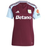 Aston Villa Jerseys - Official aston villa adidas home shirt 2024-25 – womens with buendia 10 printing Collection for AVFC Fans
