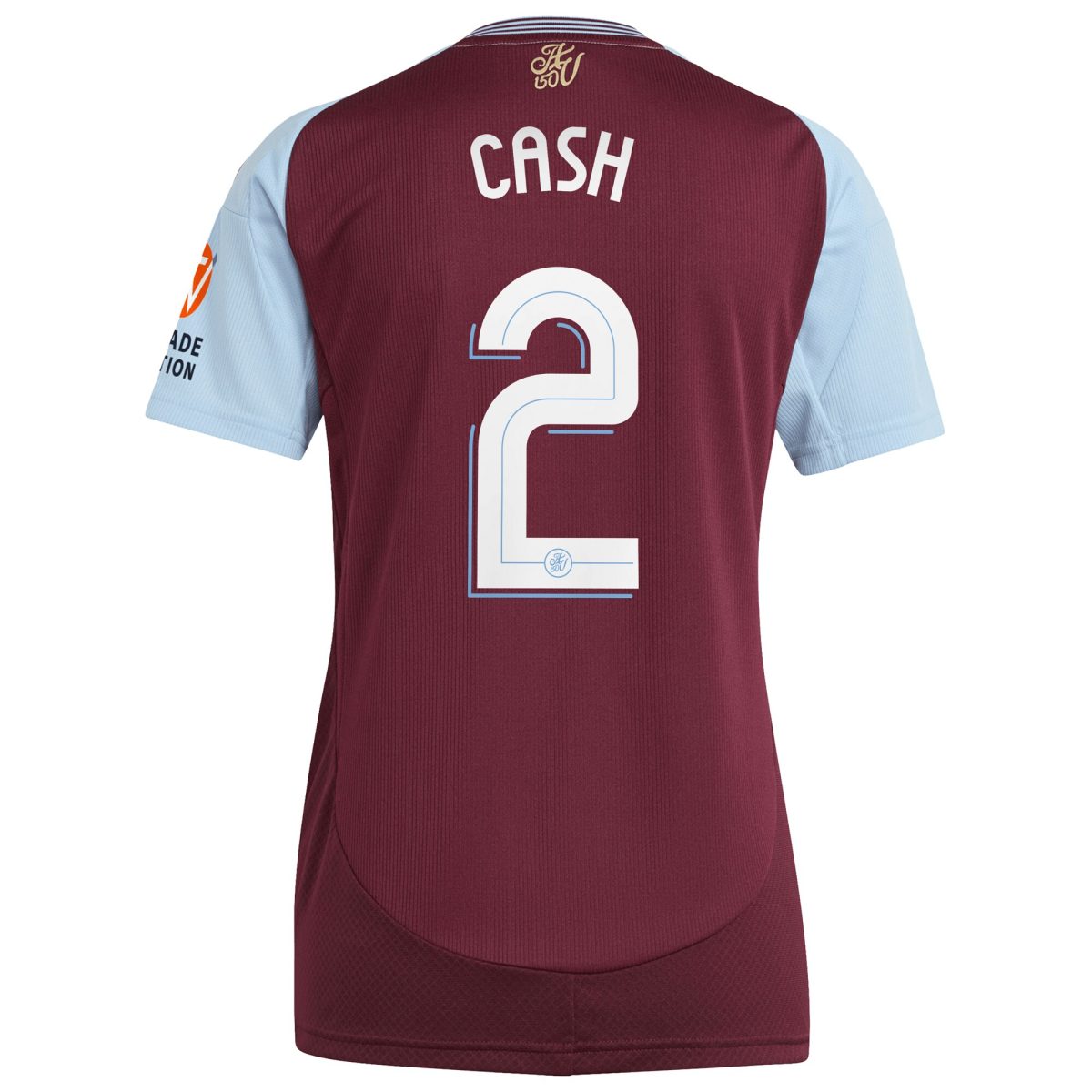 Aston Villa Jerseys - Official aston villa adidas home shirt 2024-25 – womens with cash 2 cup printing Collection for AVFC Fans