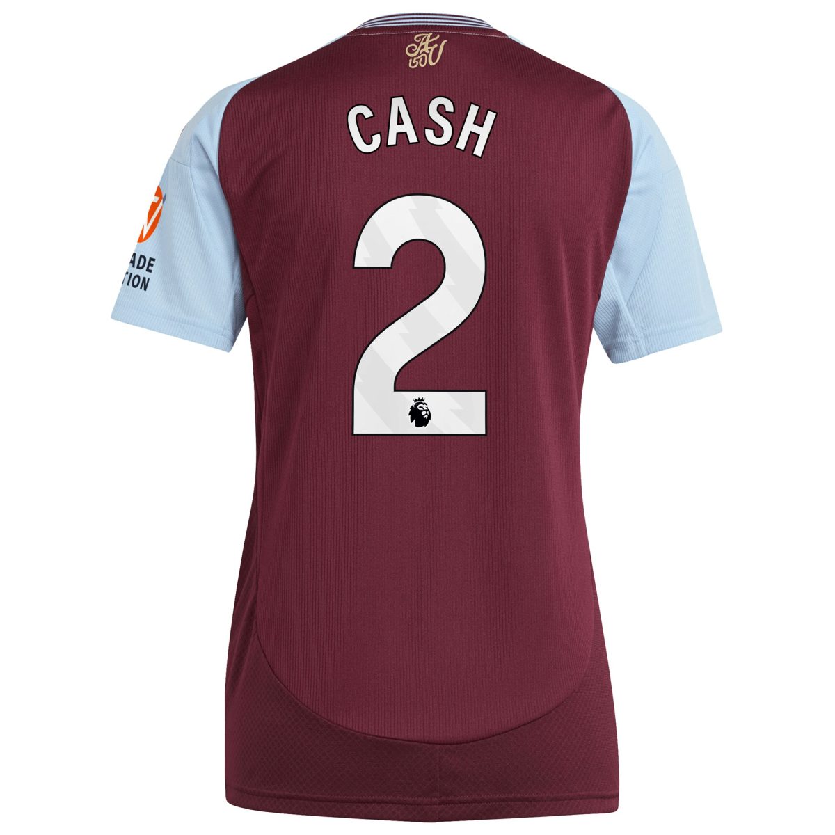 Aston Villa Jerseys - Official aston villa adidas home shirt 2024-25 – womens with cash 2 printing Collection for AVFC Fans