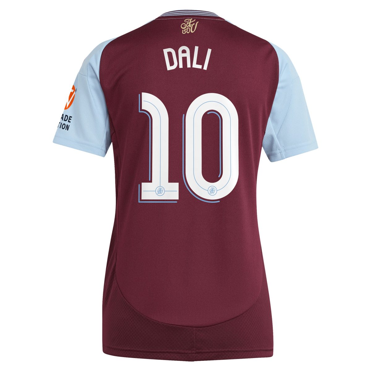 Aston Villa Jerseys - Official aston villa adidas home shirt 2024-25 – womens with dali 10 cup printing Collection for AVFC Fans