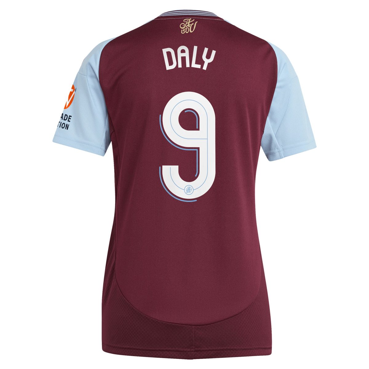 Aston Villa Jerseys - Official aston villa adidas home shirt 2024-25 – womens with daly 9 cup printing Collection for AVFC Fans