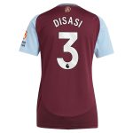 Aston Villa Jerseys - Official aston villa adidas home shirt 2024-25 – womens with disasi 3 printing Collection for AVFC Fans