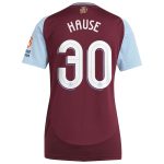 Aston Villa Jerseys - Official aston villa adidas home shirt 2024-25 – womens with hause 30 cup printing Collection for AVFC Fans