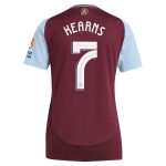 Aston Villa Jerseys - Official aston villa adidas home shirt 2024-25 – womens with kearns 7 cup printing Collection for AVFC Fans