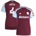 Aston Villa Jerseys - Official aston villa adidas home shirt 2024-25 – womens with konsa 4 cup printing Collection for AVFC Fans