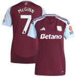 Aston Villa Jerseys - Official aston villa adidas home shirt 2024-25 – womens with mcginn 7 printing Collection for AVFC Fans
