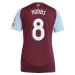 Aston Villa Jerseys - Official aston villa adidas home shirt 2024-25 – womens with nobbs 8 cup printing Collection for AVFC Fans