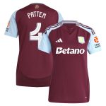 Aston Villa Jerseys - Official aston villa adidas home shirt 2024-25 – womens with patten 4 cup printing Collection for AVFC Fans
