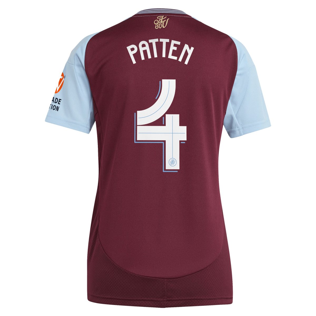 Aston Villa Jerseys - Official aston villa adidas home shirt 2024-25 – womens with patten 4 cup printing Collection for AVFC Fans