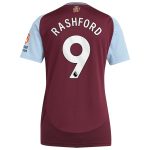 Aston Villa Jerseys - Official aston villa adidas home shirt 2024-25 – womens with rashford 9 printing Collection for AVFC Fans