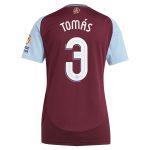 Aston Villa Jerseys - Official aston villa adidas home shirt 2024-25 – womens with tomás 3 cup printing Collection for AVFC Fans