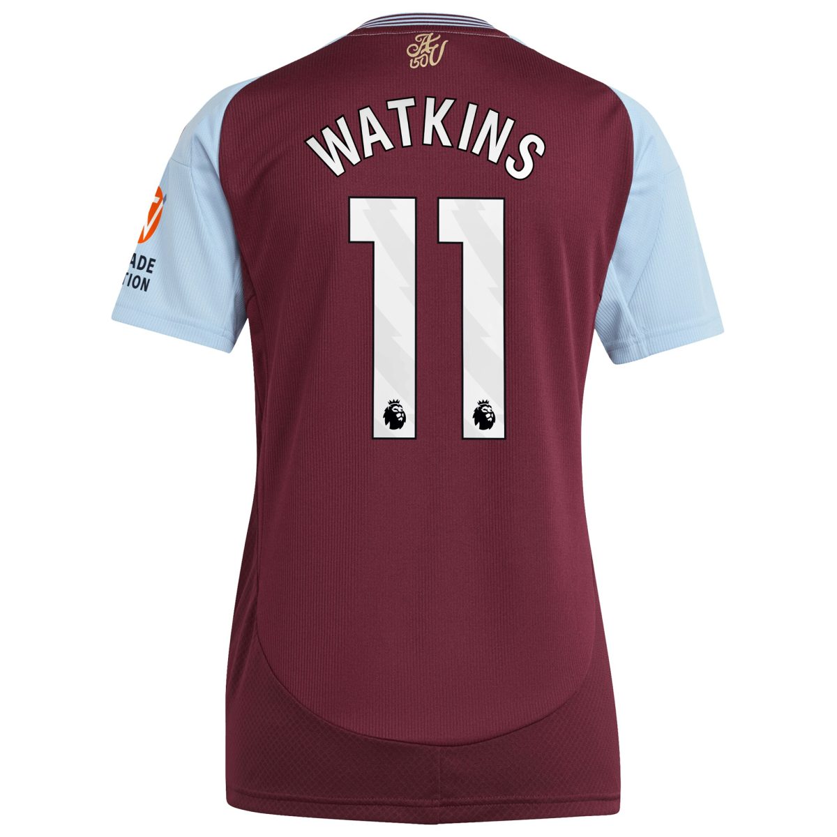 Aston Villa Jerseys - Official aston villa adidas home shirt 2024-25 – womens with watkins 11 printing Collection for AVFC Fans