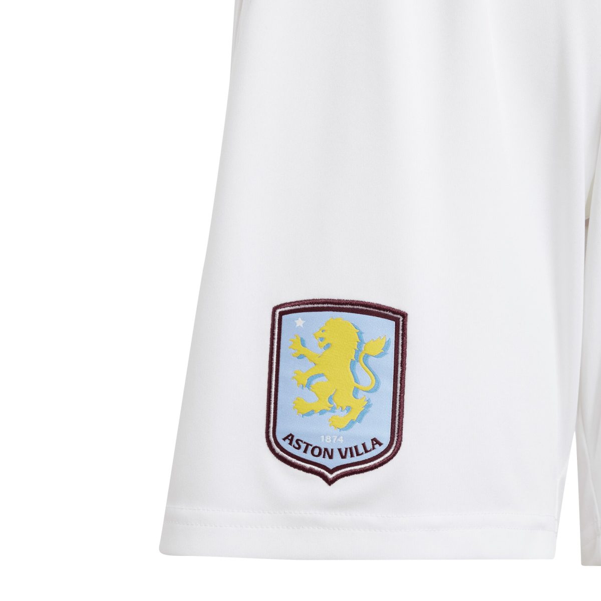 Aston Villa Jerseys - Official aston villa adidas home shorts 2024-25 – kids with custom printing Collection for AVFC Fans